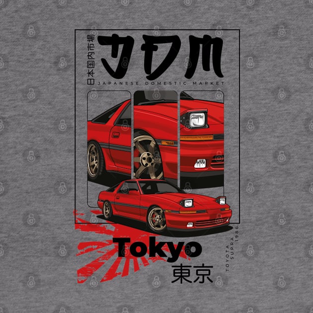 JDM Toyota Supra 1986 by funkymonkeytees